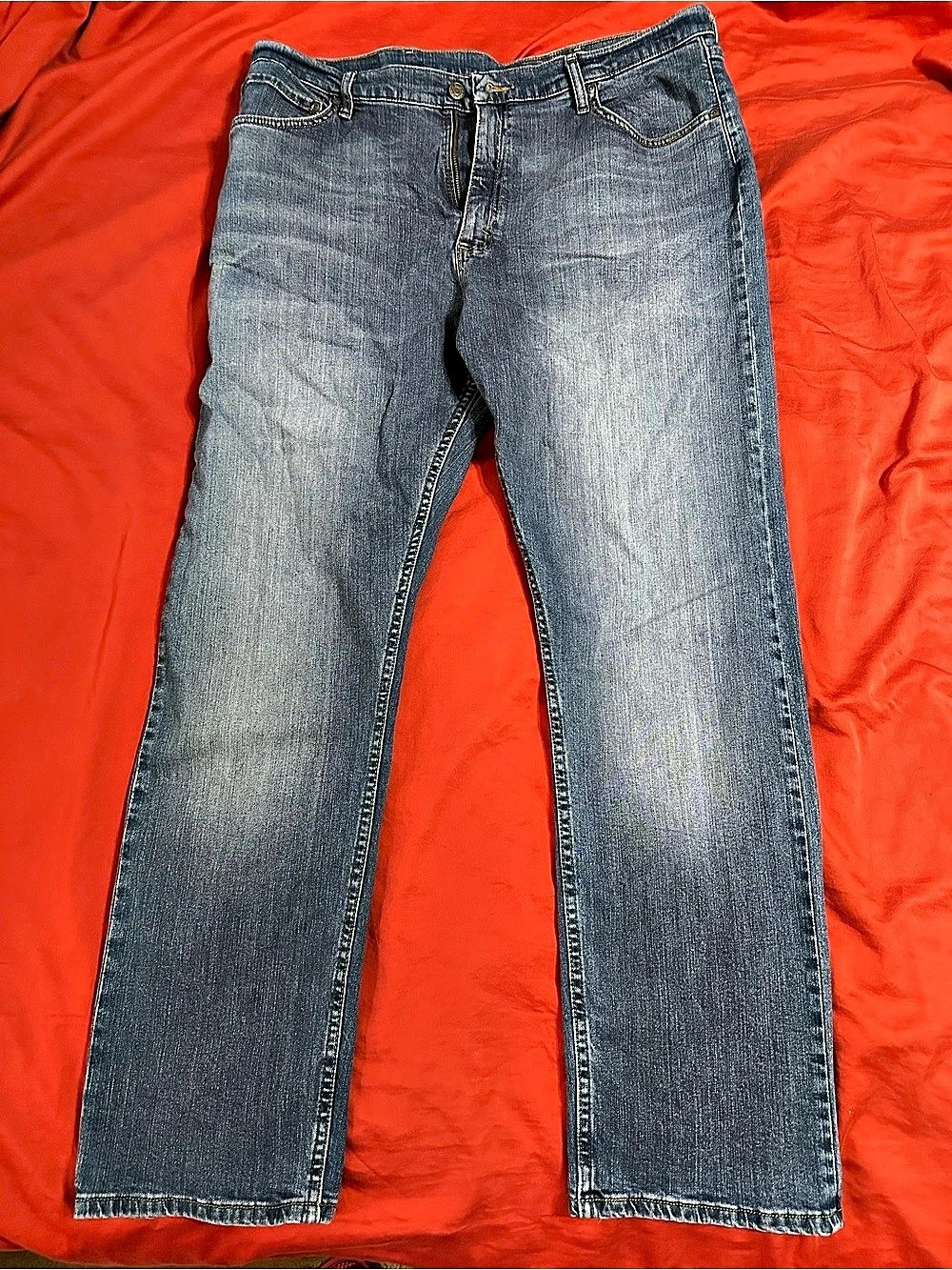 Wrangler 97FXVCT Men’s Relaxed Fit Straight Leg Jeans W38/L32